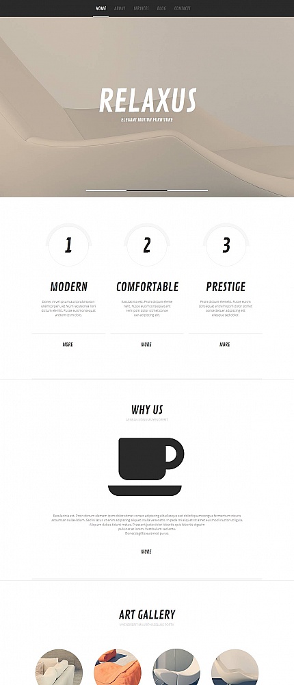 Template 49032   furniture  moto cms html