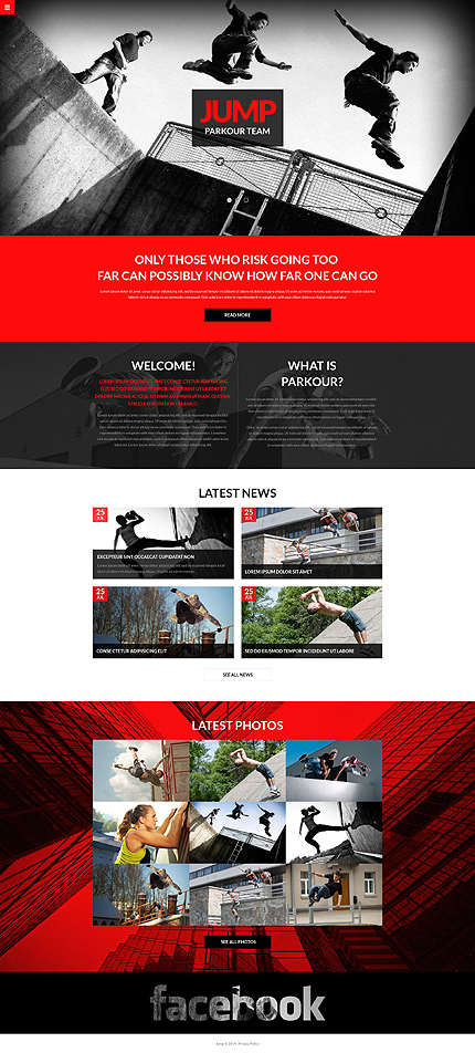 Template 51385 Jump Bootstrap Responsive Website Template | Best Website Templates October 2014 | Entheosweb Template 51385 jump bootstrap responsive website template