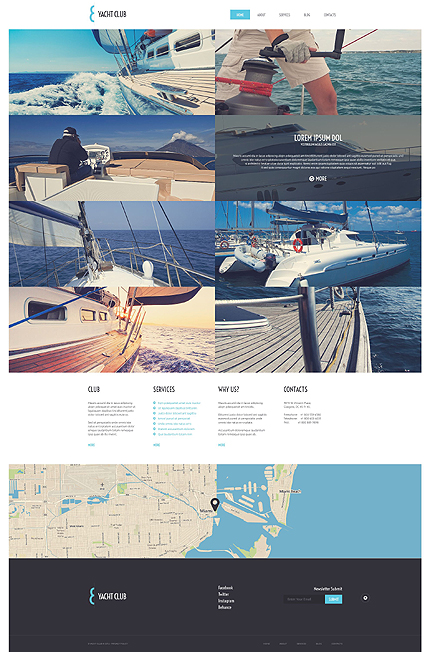 Template 51739 Yacht Club Responsive Wordpress Theme with Grid Homepage Gallery and Blog | Best Website Templates October 2014 | Entheosweb Template 51739 yacht club responsive wordpress theme with grid homepage gallery and blog