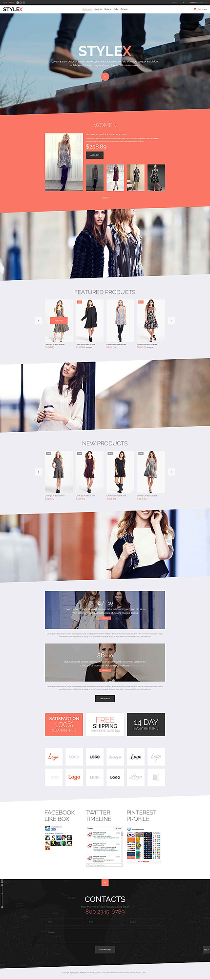 Template 52127   fashion virtuemart template with video background  parallax effect flexsliders and blog
