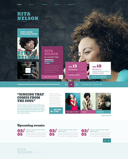 Template 52314   singer responsive joomla template with blog forum and gallery