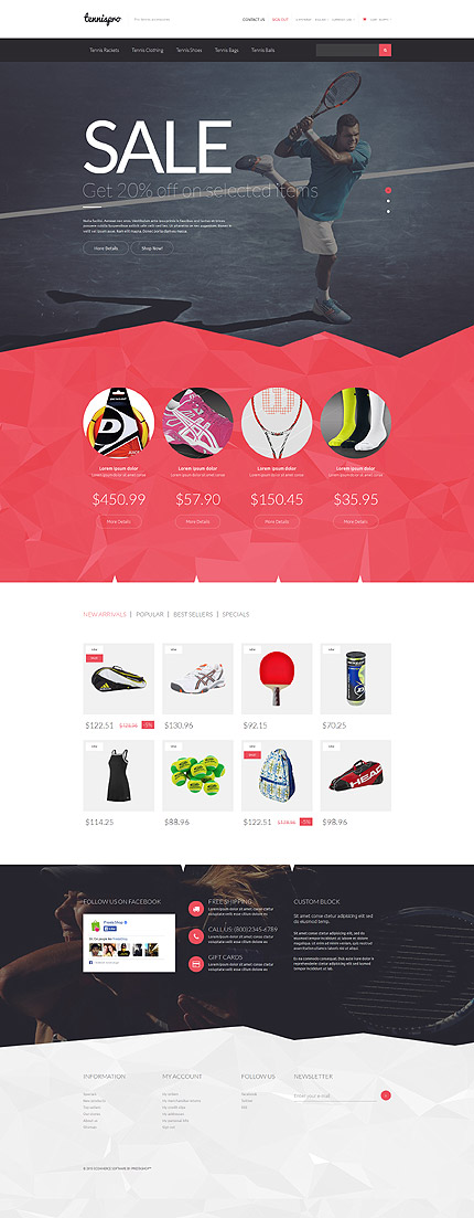 Template 53172   tennispro responsive prestashop theme with slider product slideshows with zoom carousels video