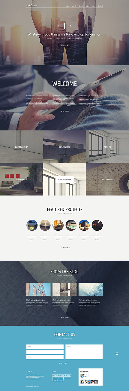 Template 53361   architecture company responsive joomla template