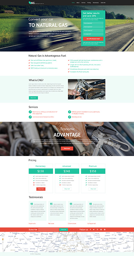 Alternative Power Responsive Landing Page Template with Parallax Lazy Load Effect Booking Form Subscription Form | Boost Conversions with One page Landing Page Templates | Entheosweb Alternative power responsive landing page template with parallax lazy load effect booking form subscription form