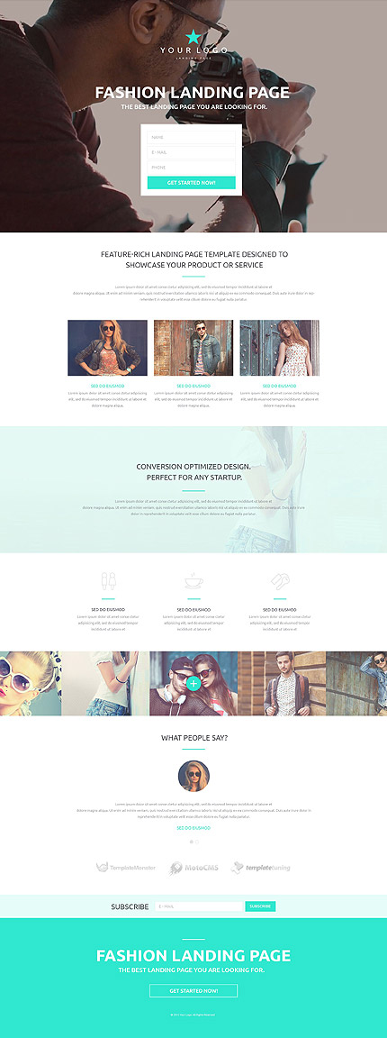 Template 53430 Fashion Responsive Landing Page Template with Background Video Parallax Gallery Lazy Load Effectslideshow | Boost Conversions with One page Landing Page Templates | Entheosweb Template 53430 fashion responsive landing page template with background video parallax gallery lazy load effectslideshow