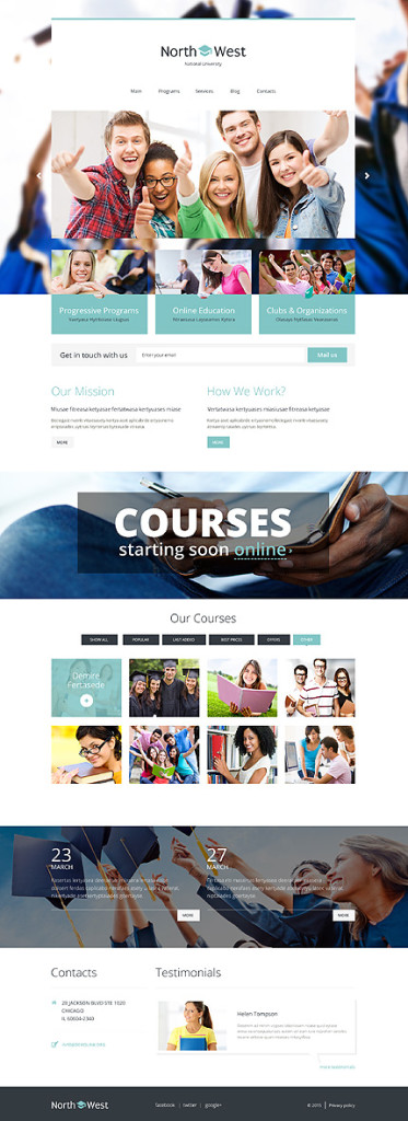 Template 54799 education centre responsive wordpress theme with parallax slider blog and portfolio | best website templates june 2015 | entheosweb Template 54799 education centre responsive wordpress theme with parallax slider blog and portfolio