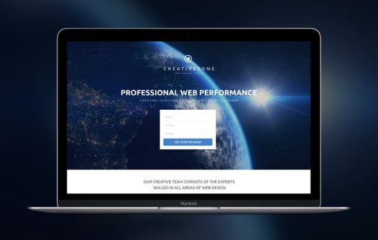 Free responsive landing page template free responsive landing page template