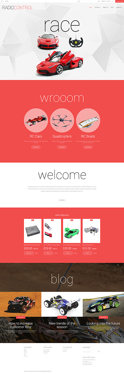 Template 55548  radio controlled air race cars responsive virtuemart template