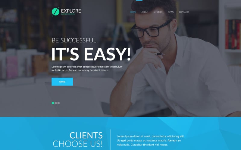 Explore website template 55612 original