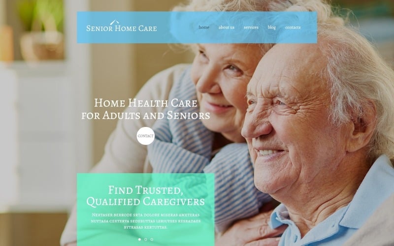 Senior home care wordpress theme 55229 original