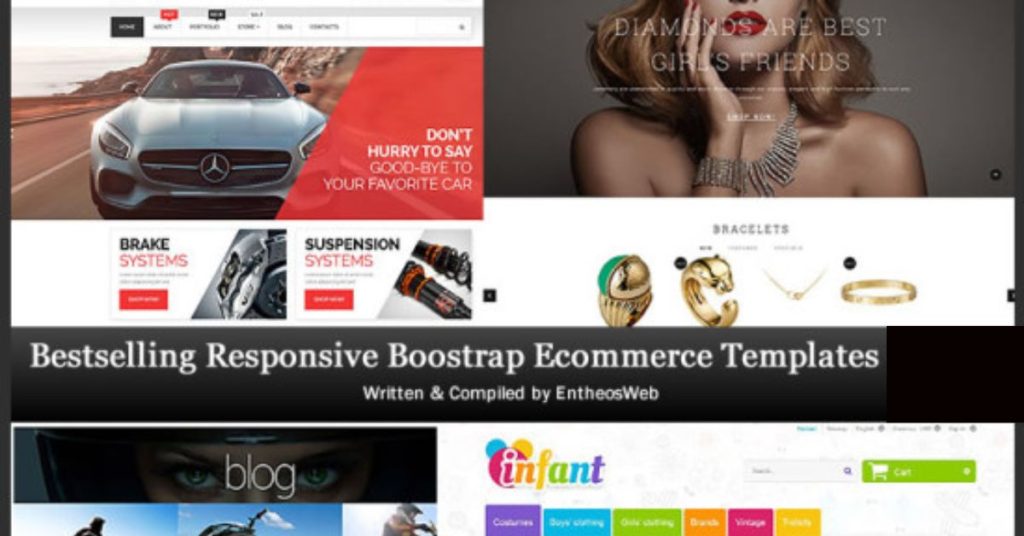 Bestselling responsive bootstrap ecommerce templates