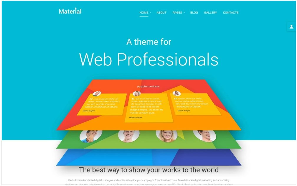 Image | creative parallax scrolling website templates | entheosweb Image