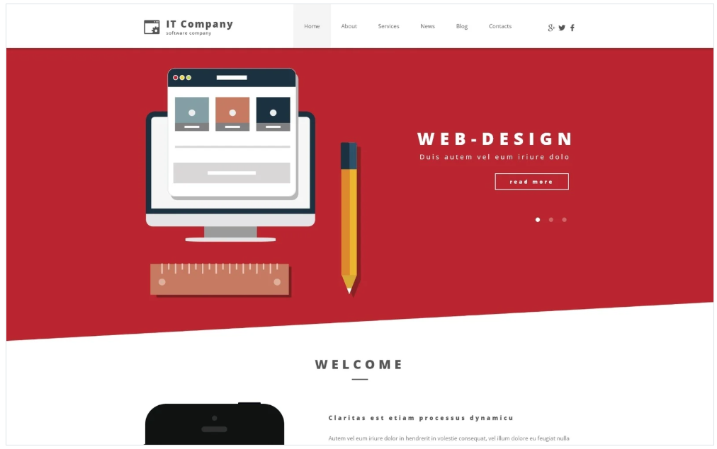 Image | creative parallax scrolling website templates | entheosweb Image