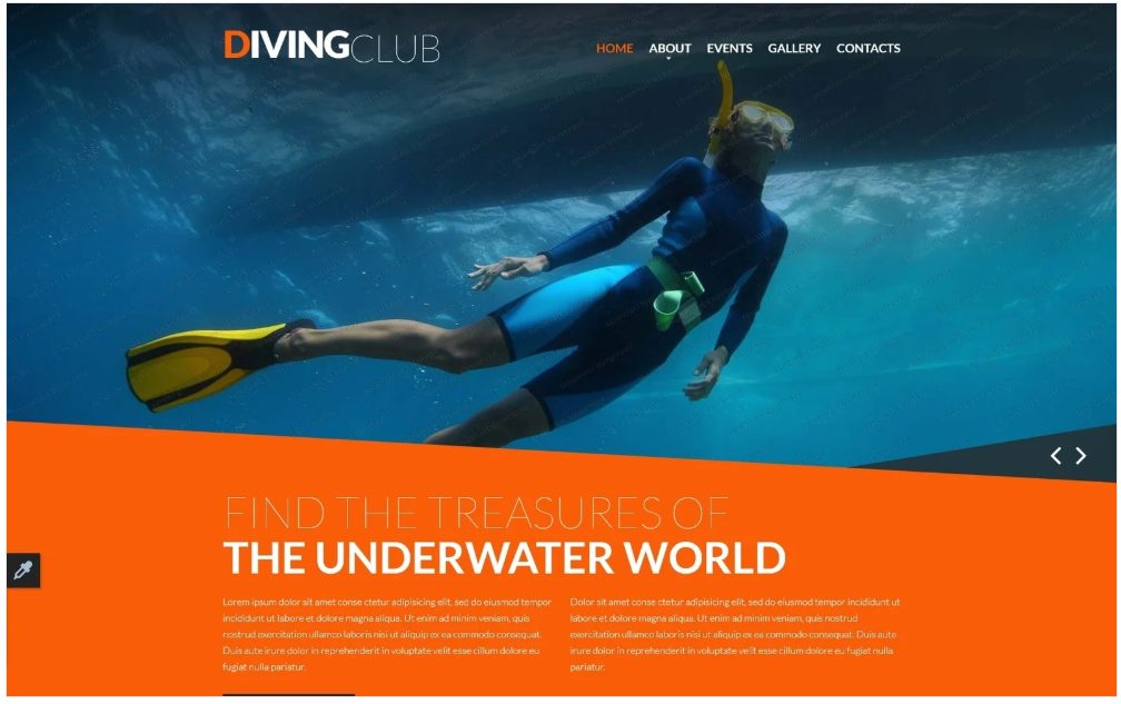 Image | creative parallax scrolling website templates | entheosweb Image