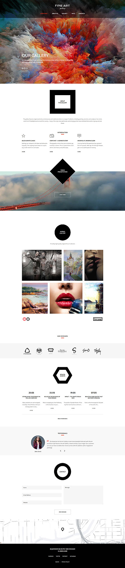 Template 56092 fine art responsive wordpress theme with black and white geometric shapes gallery blog carousel | best website templates | entheosweb Template 56092 fine art responsive wordpress theme with black and white geometric shapes gallery blog carousel