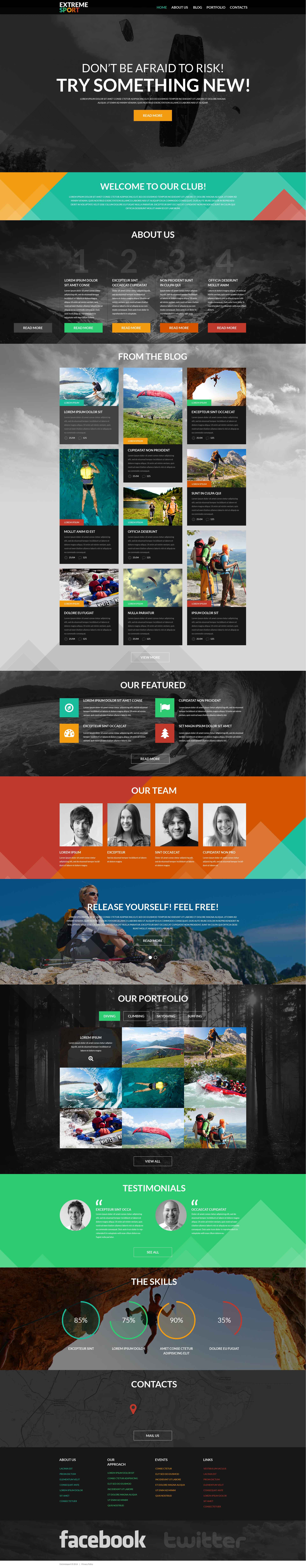 Template 51105   creative responsive wordpress theme with html plus js parallax effect background video and lazy load effect 