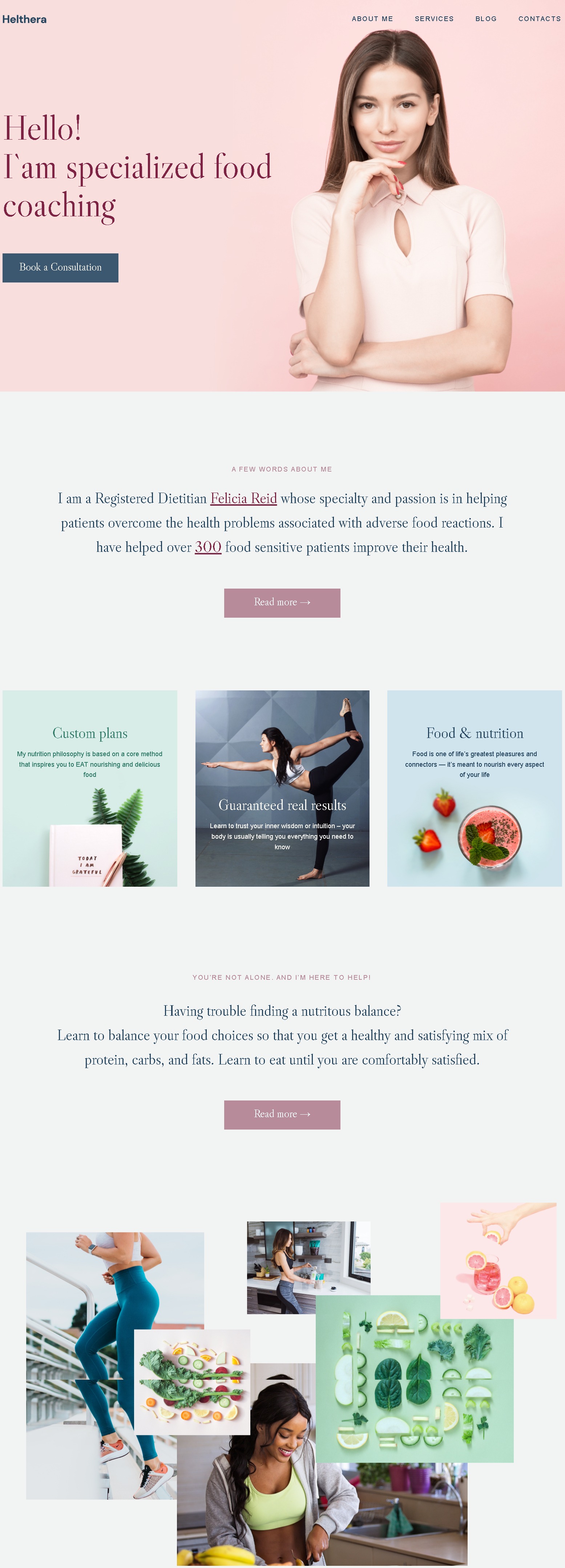 Healthera   certified nutritionist wordpress theme