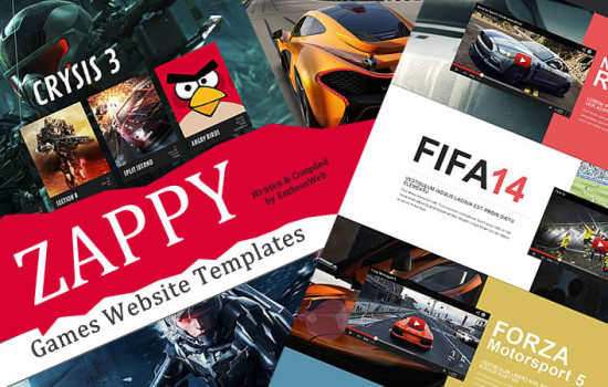Zappy games website templates zappy games website templates