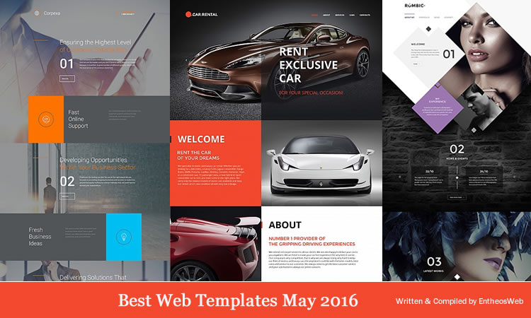 Best Web Templates May 2016 | Best Website Templates May 2016 | Entheosweb Best web templates may 2016