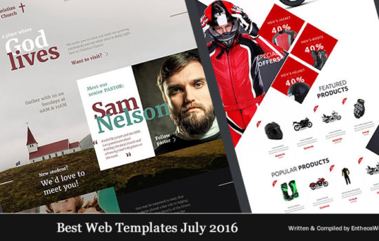 Best Web Templates July 2016