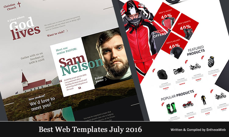 Best web templates july 2016