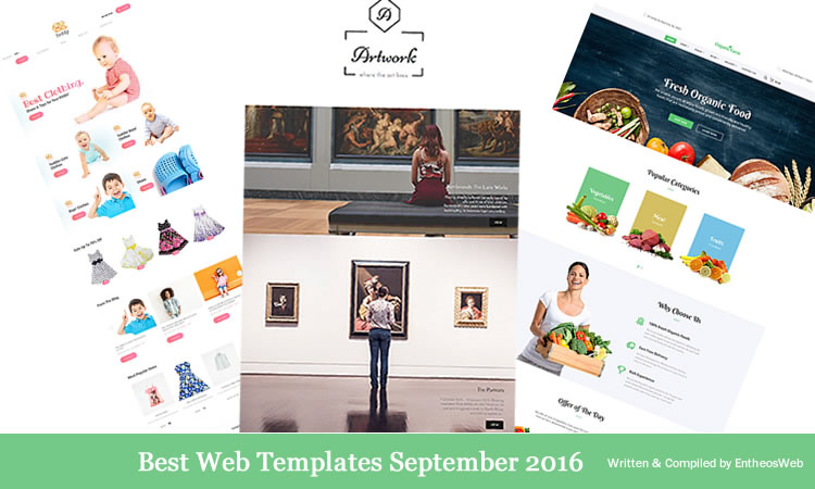 Best Website Templates September 2016 | Best Website Templates September 2016 | Entheosweb Best website templates september 2016