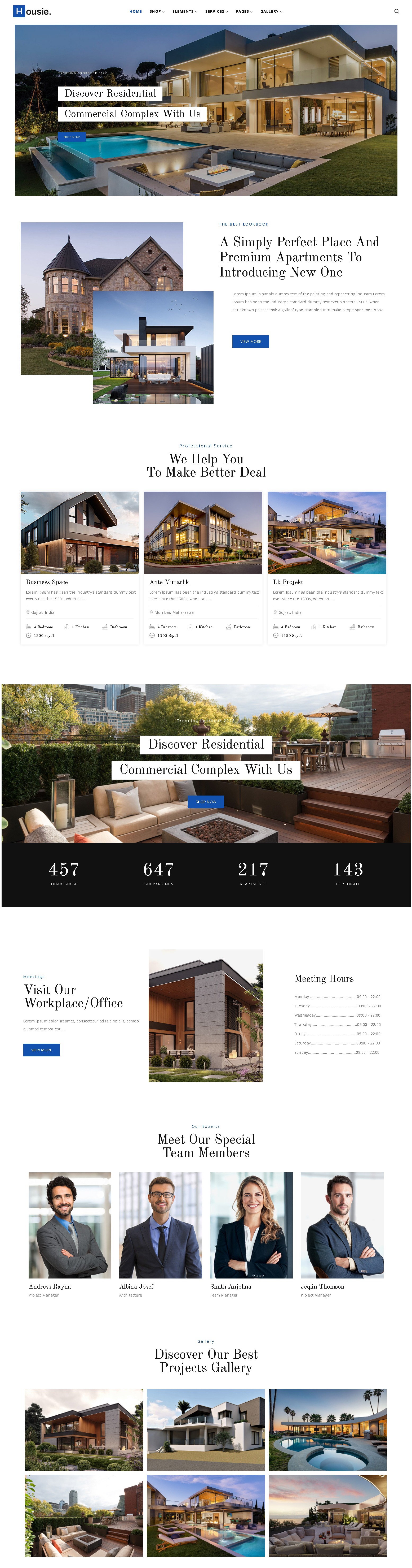 Housie   architecture property dealer and real estate wordpress theme