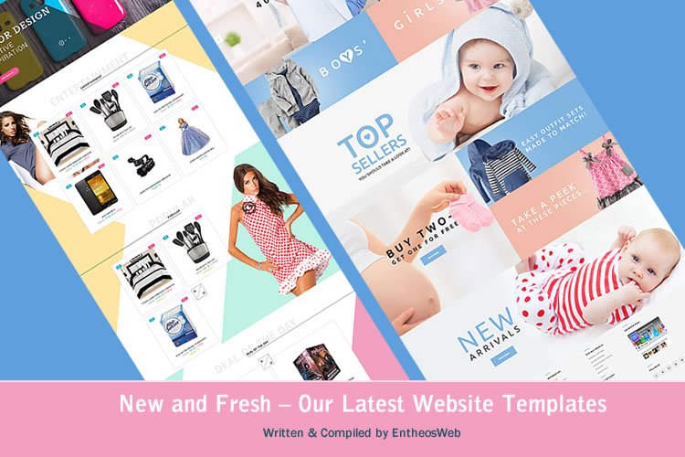 New and fresh   our latest website templates