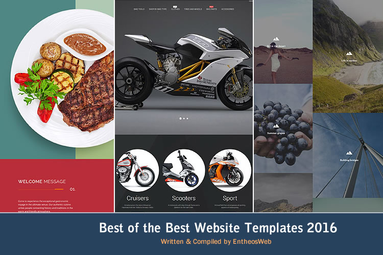 Best of the Best Website Templates 2016 | Best of the Best Website Templates 2016 | Entheosweb Best of the best website templates 2016