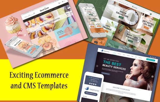 Exciting Ecommerce And CMS Templates