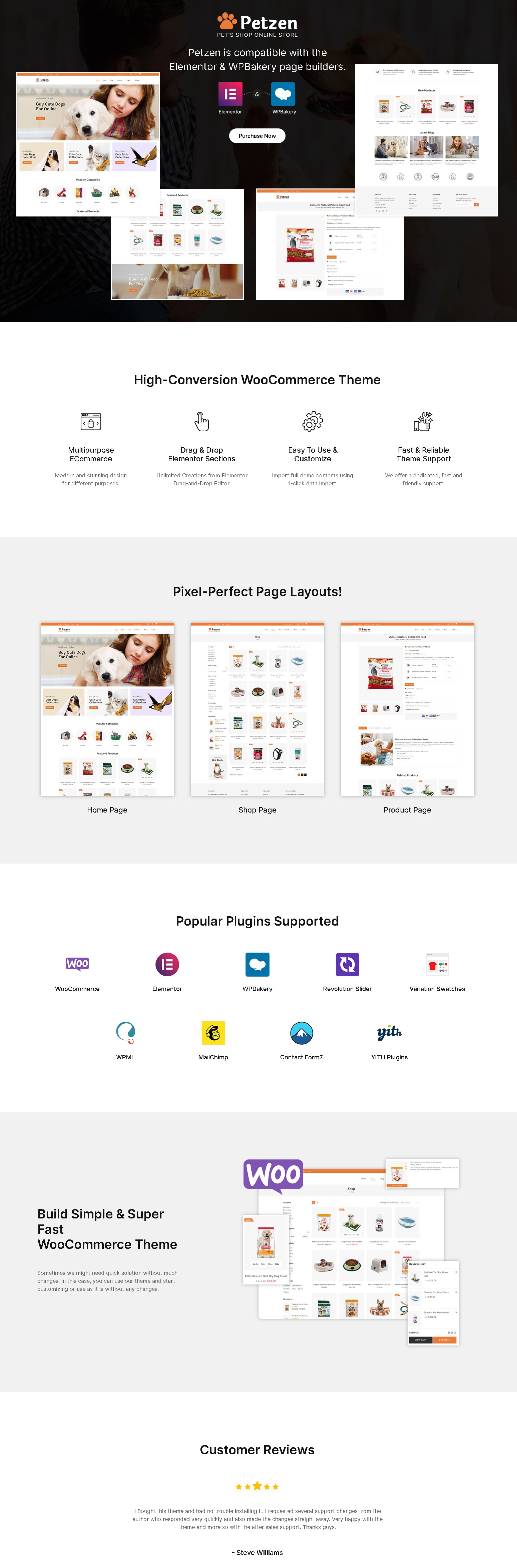 Petzen   pets food and animal food woocommerce responsive store