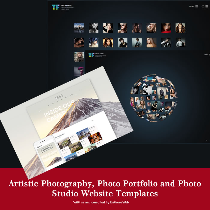 Photo studio website templates