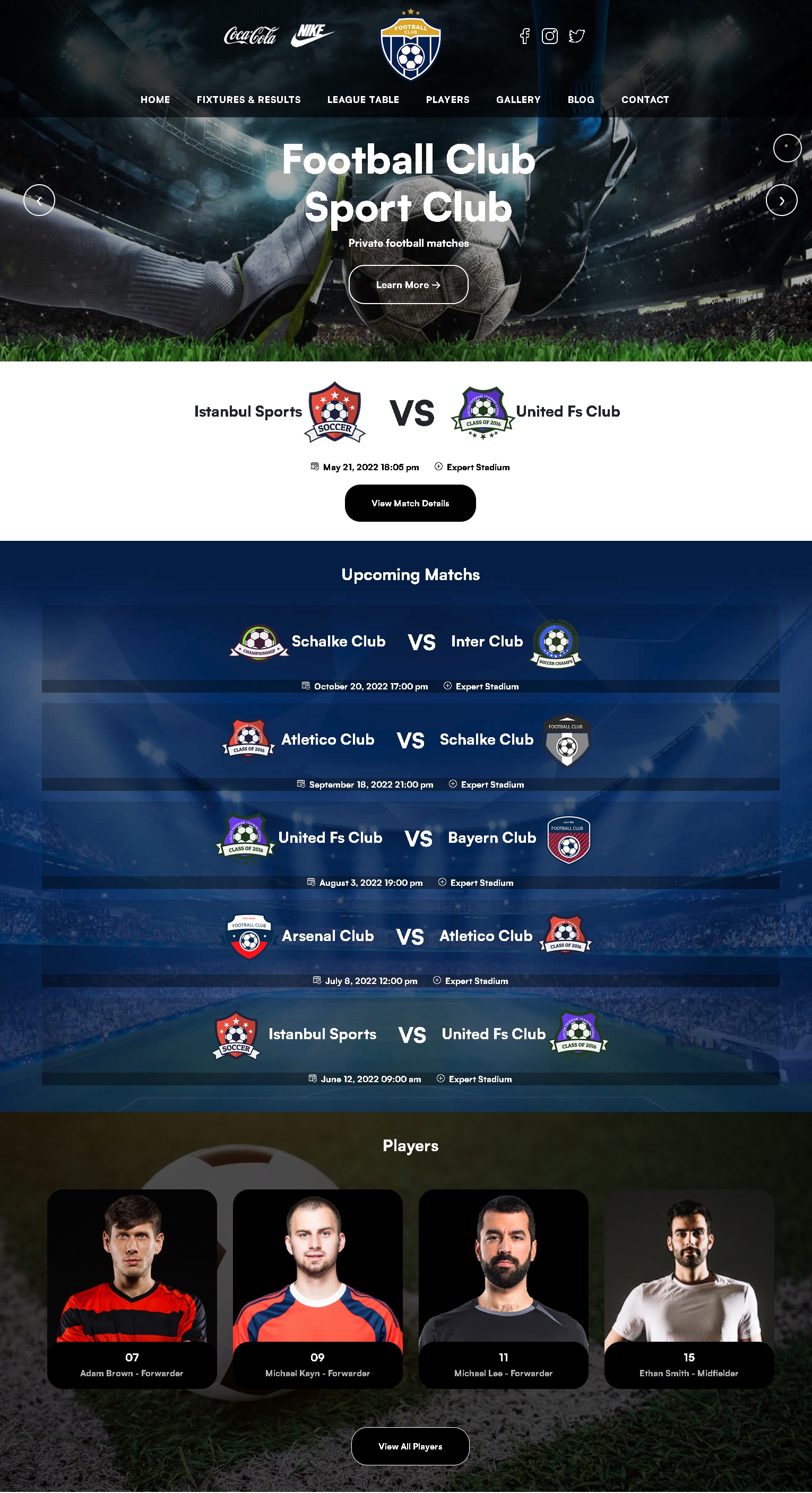 10 Best Sports Website Templates | EntheosWeb