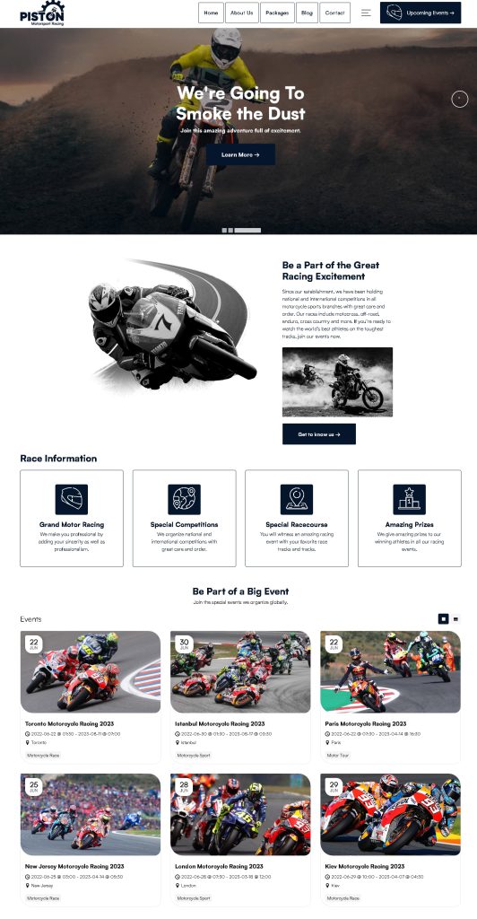 10 Best Sports Website Templates | EntheosWeb