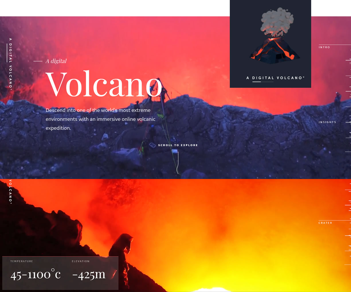 Ge   digital volcano