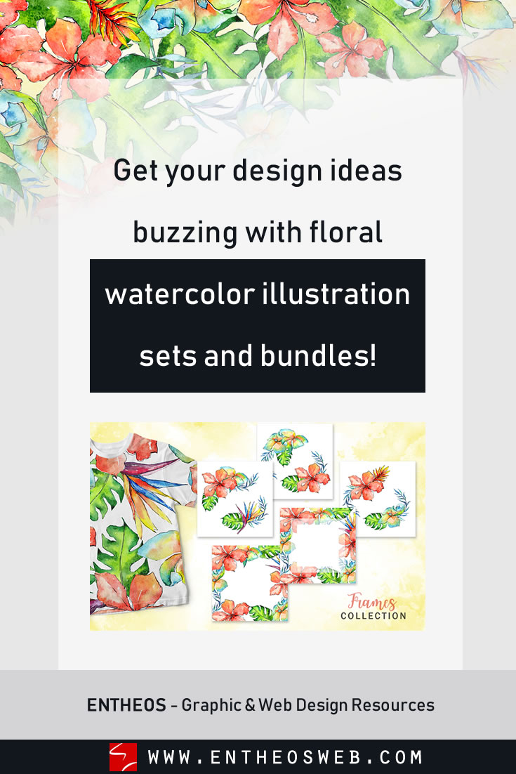 Get Your Design Ideas Buzzing with Floral Watercolor Illustration Sets and Bundles | Get Your Design Ideas Buzzing with Floral Watercolor Illustration Sets and Bundles | Entheosweb Get your design ideas buzzing with floral watercolor illustration sets and bundles
