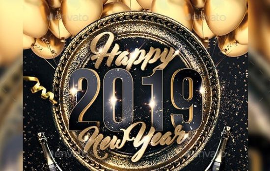 Best New Year 2019 Party Flyer Photoshop Templates
