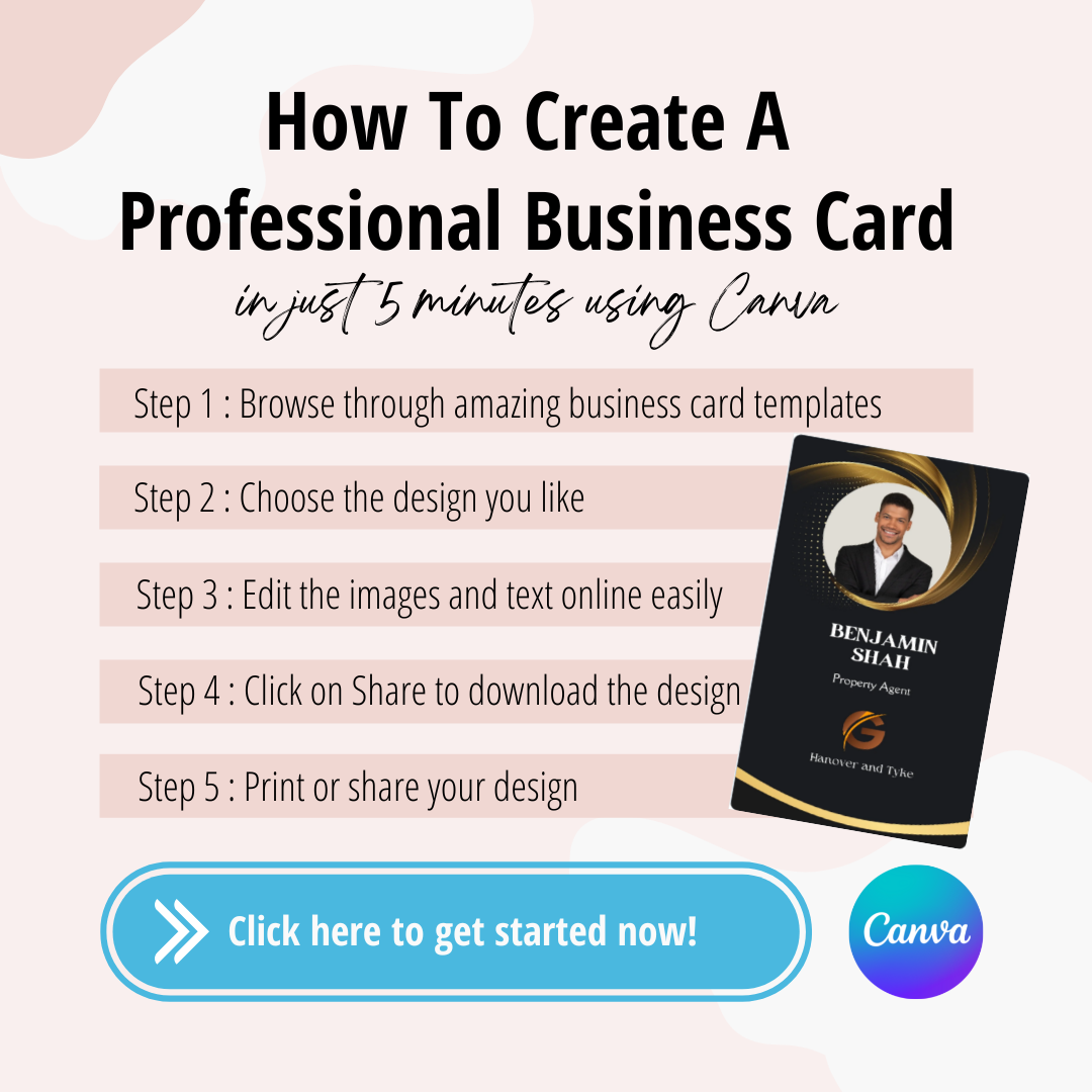 How to create an awesome business card in just 5 minutes using canva