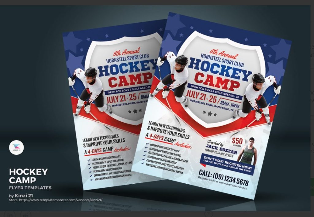 Image | creative ready made sports camp flyer templates | entheosweb Image