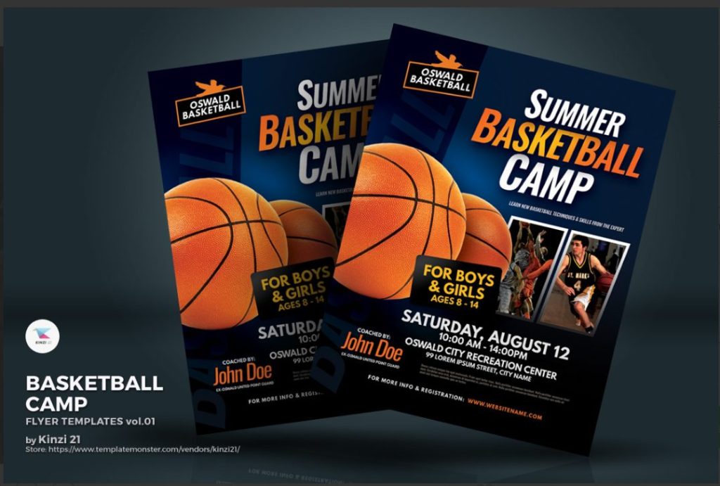 Image | creative ready made sports camp flyer templates | entheosweb Image