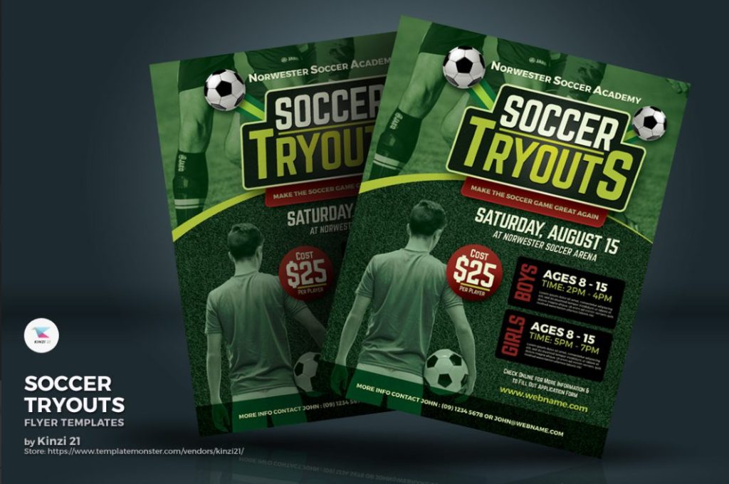 Image | creative ready made sports camp flyer templates | entheosweb Image