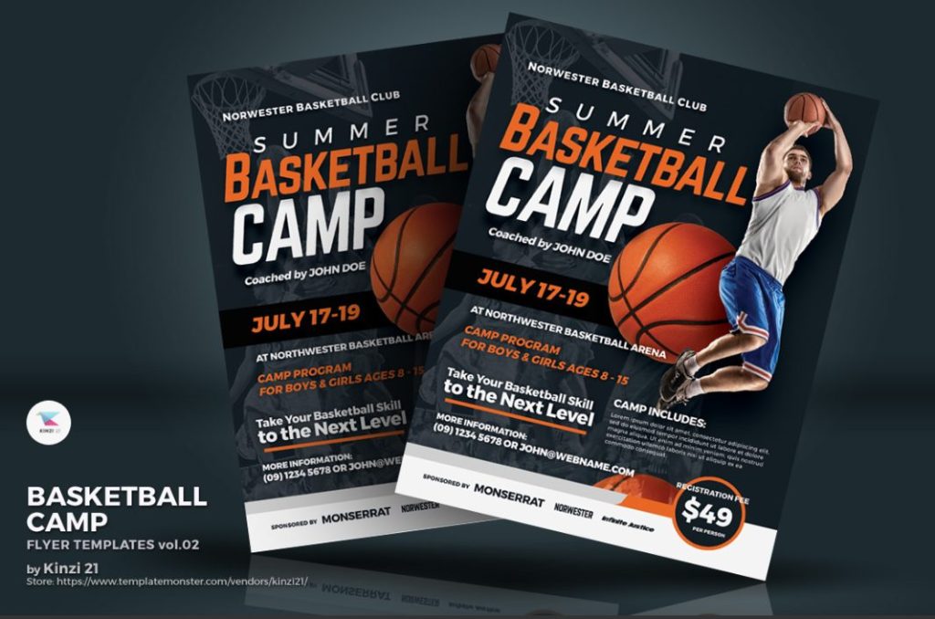 Image | creative ready made sports camp flyer templates | entheosweb Image