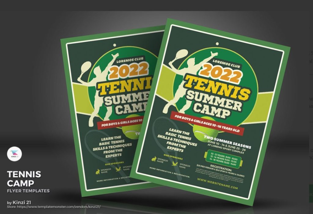 Image | creative ready made sports camp flyer templates | entheosweb Image