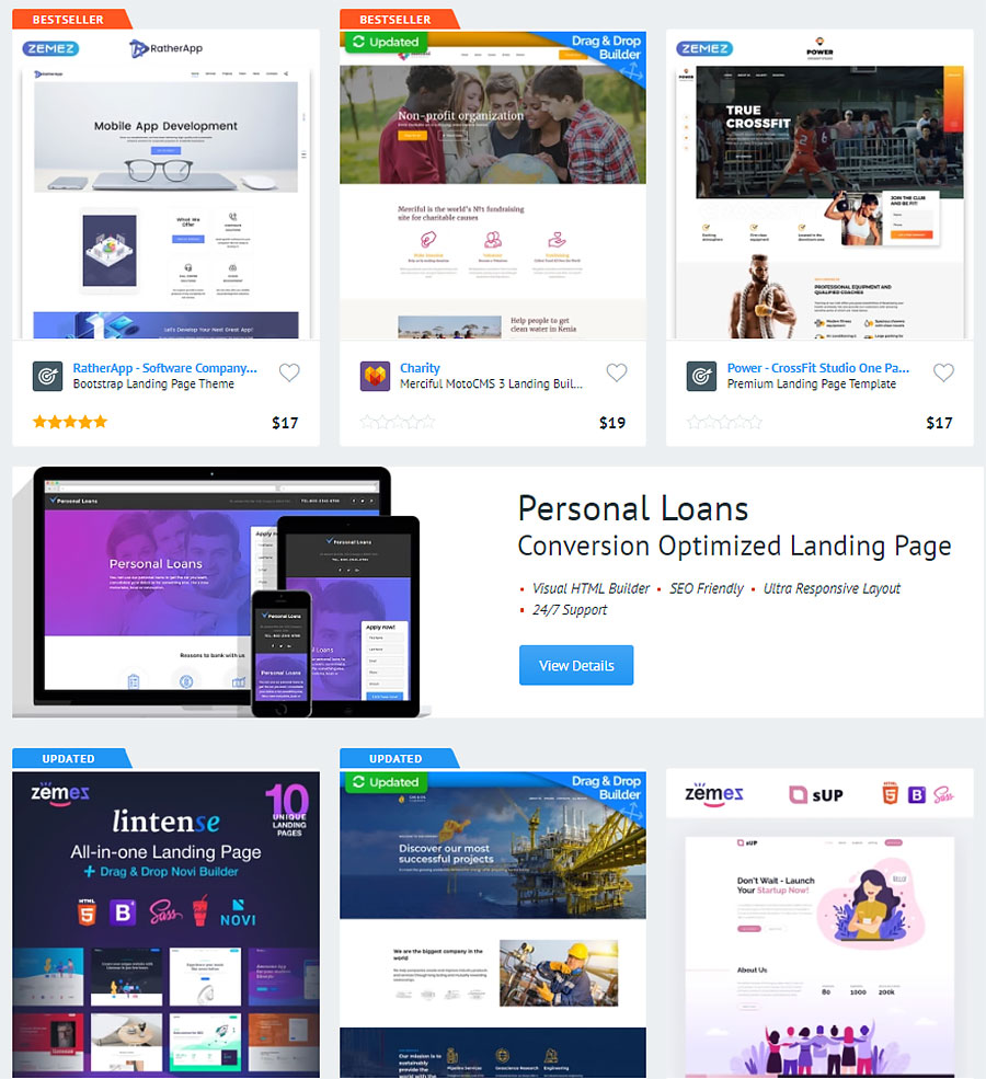 Landing Page Templates
