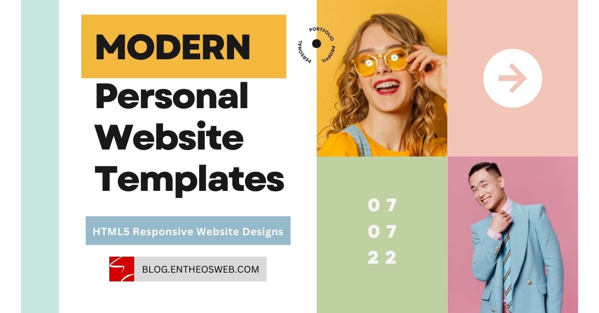 Modern personal website templates   html5 responsive website designs modern personal website templates   html5 responsive website designs