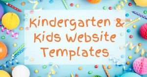 Colorful, Bright and Fun Day Care, Kindergarten & Kids Website Templates