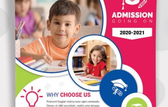 Kindergarten, Nursery and Preschool Admission Flyer Templates