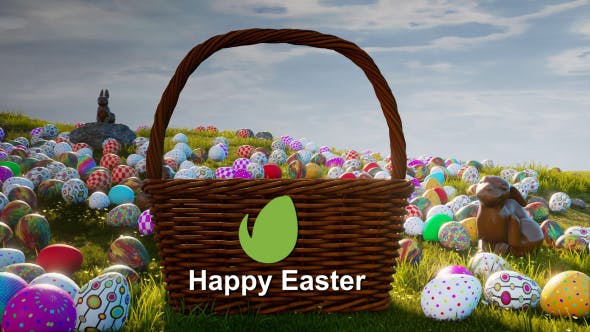 Happy easter after effects video template