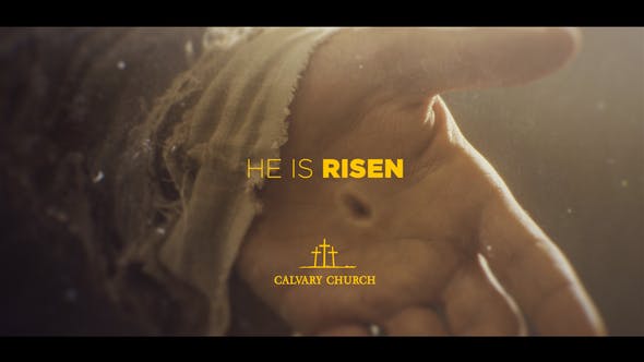 Easter in photos church package   video template