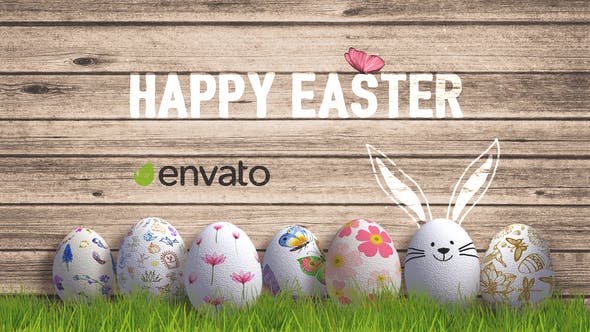 Happy easter after effects video template